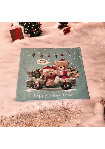 20'Li Yılbaşı Noel Kağıt Peçete 32 X 32 Cm fiyatları