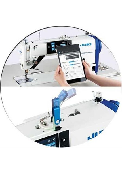 DDL-9000C-FSHNB/SC950 Full Dijital Akıllı Sensör Sistemli, Dokunmatik Renkli Panelli, Direct Drive Düz Dikiş Makinası
