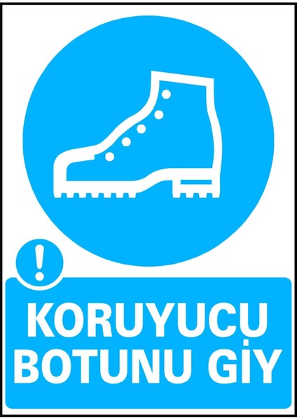 Koruyucu Botunu Giy Kendinden Pvc Levha 17,5 x 25 cm