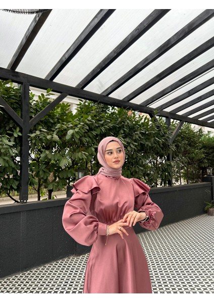 Gül Kurusu Cindy Tesettür Abiye fiyatları