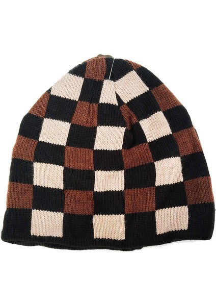 Akrilik Çift Kat Yün Çocuk Desenli Bere Desen 6