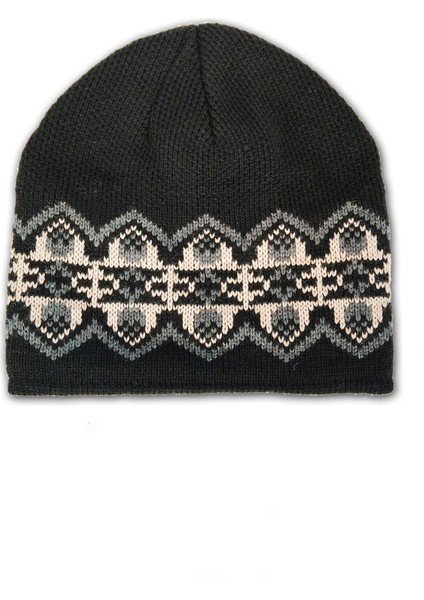 Akrilik Çift Kat Yün Çocuk Desenli Bere Desen 1