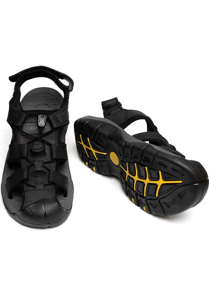 14630 Günlük Erkek Sandalet Siyah indirimleri