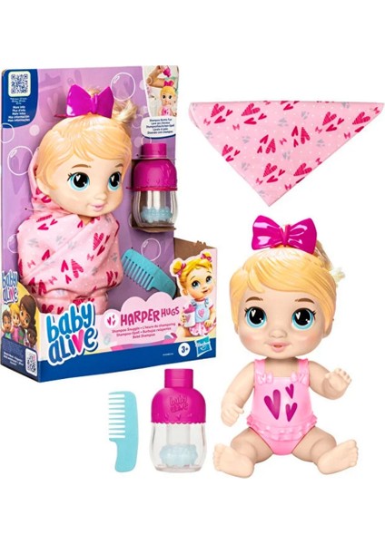 Bebeğimle Şampuan Eğlencesi Sarışın F9119