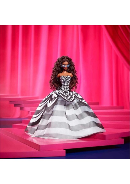 Barbie Mavi Safir 65. Yıl Dönümü Bebeği HRM59