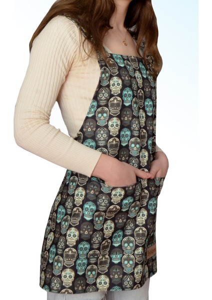 Siyah Barista Önlük, şık ve fonksiyonel kahve dükkanı aksesuarı 64x75 cm fiyatları