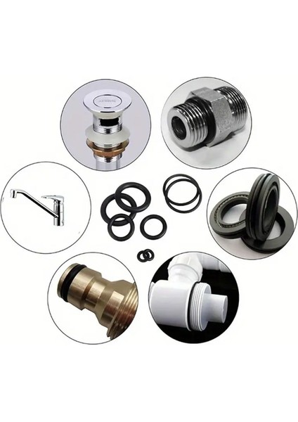 225 Parça Kauçuk Conta Seti ,kendiliğinden Saklama Kutulu O Halkası Seti indirimleri