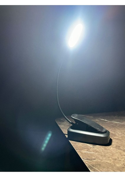Tekno Trust Çok Fonksiyonlu Şarjlı LED Kitap Kitap Okuma Işığı Çalışma Lambası