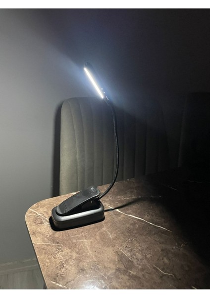 Tekno Trust Çok Fonksiyonlu Şarjlı LED Kitap Kitap Okuma Işığı Çalışma Lambası