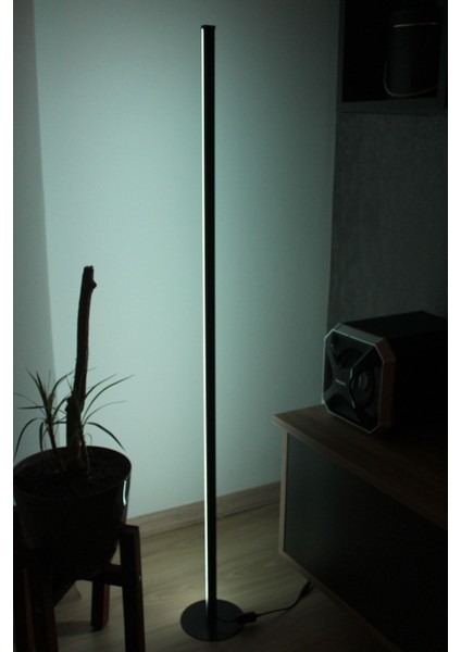 Renkli LED Lambader, Yükseklik 101-150cm, Metal Ayak, Kumandalı, Dekoratif Aydınlatma indirimleri