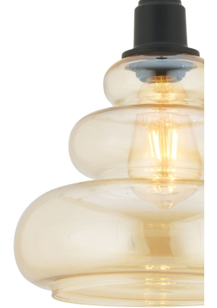 E27 Küre Dekoratif Bal Tekli Cam Sarkıt 2324PVD Salon / Oturma Odası 1 Cam Sarı 26 Modern 51-60 cm