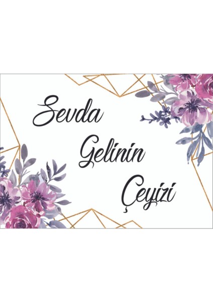 A4 Çeyiz Koli Etiketi 20 Adet Seti
