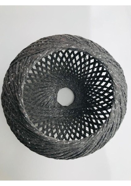 Renkli Füme Avize, 22 cm, E27 uyumlu, halat materyalli, askısız tasarım