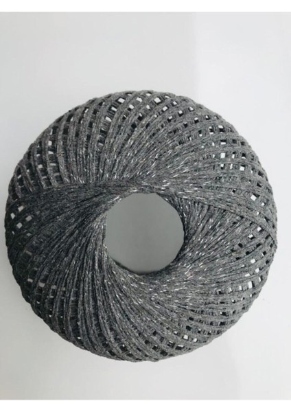 Renkli Füme Avize, 22 cm, E27 uyumlu, halat materyalli, askısız tasarım