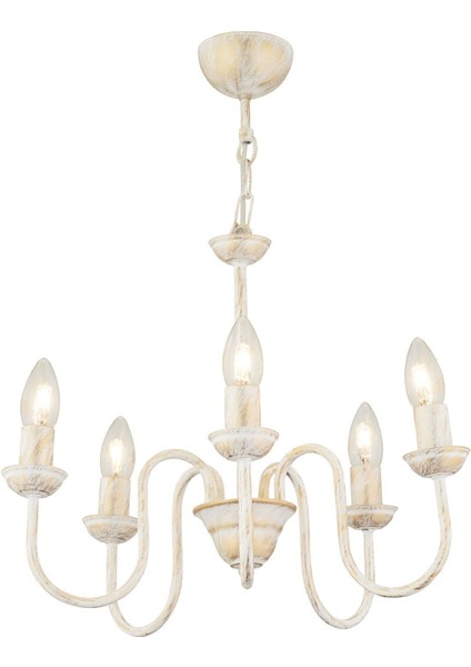 Modern 5'li metal sarkıt avize, beyaz tasarım, 55x70 cm, şık ve fonksiyonel aydınlatma fiyatları
