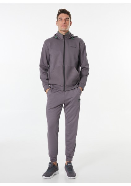 Antrasit Erkek Jogger Düz Eşofman Altı D4WM-EA3074