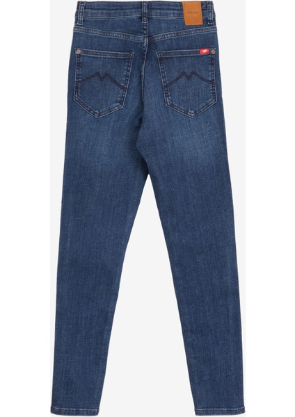 Yüksek Bel Dar Paça Skinny Fit Indigo Kadın Denim Pantolon Georgıa Super Skınny 7 fiyatları