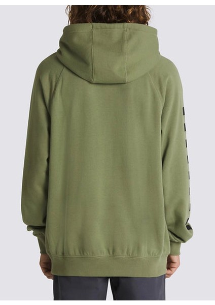 Yeşil Erkek Kapüşon Yaka Normal Kalıp Sweatshirt VN000HP1ZBF1-VANS Boxed Pullover