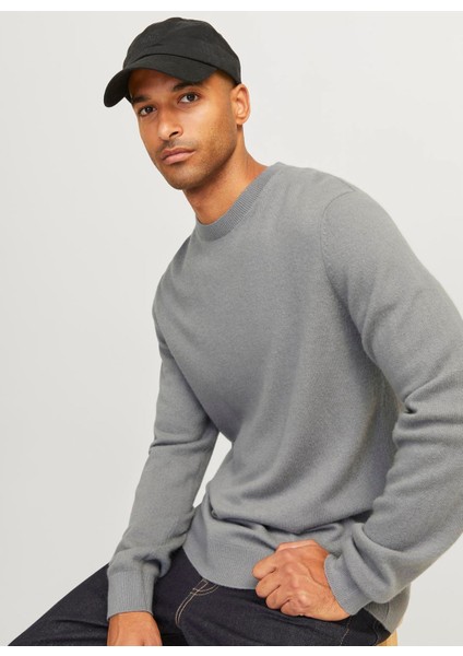 Bisiklet Yaka Relaxed Gri Erkek Kazak 12257854_RDDBROOKS Knıt Crew Neck L fırsatları