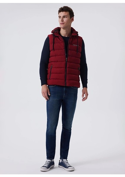 Bordo Erkek Yelek 251 Lcm 235002 Caspıan Bordo