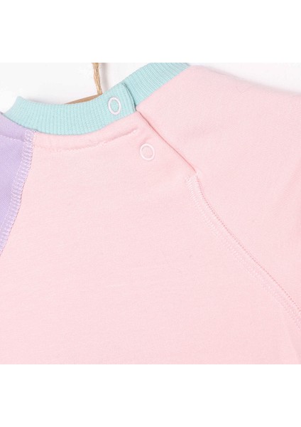 HelloBaby Yenidoğan Renk Bloklu Sweatshirt-Patikli Alt 2li Takım Unisex modelleri