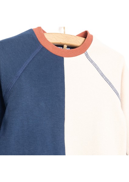 HelloBaby Yenidoğan Renk Bloklu Sweatshirt-Patikli Alt 2li Takım Unisex modelleri