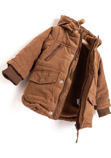 HelloBaby Kapitoneli Kapüşonlu Mont Erkek Bebek fiyatları