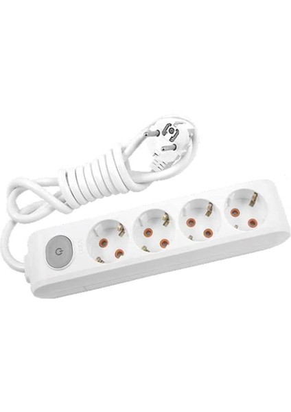 Pack Multi-Let Dörtlü Priz Anah Top Kablolu Ç.k. 1 mt