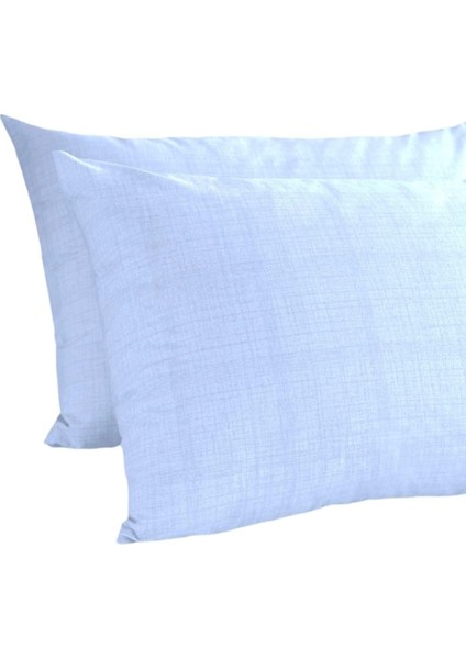 Turca-Ranforce 2'li Yastık Kılıfı 50 x 70 cm Açık Mavi (Açık Mavi / 50 x 70)