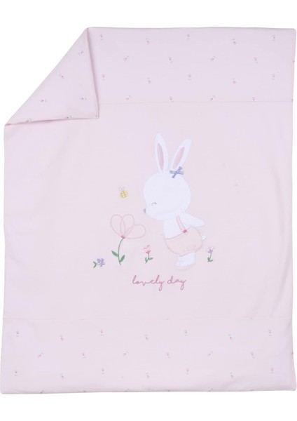 Kız Çocuk Çıkarılabilir Kapaklı Bebek Battaniyesi, Pembe, Standart