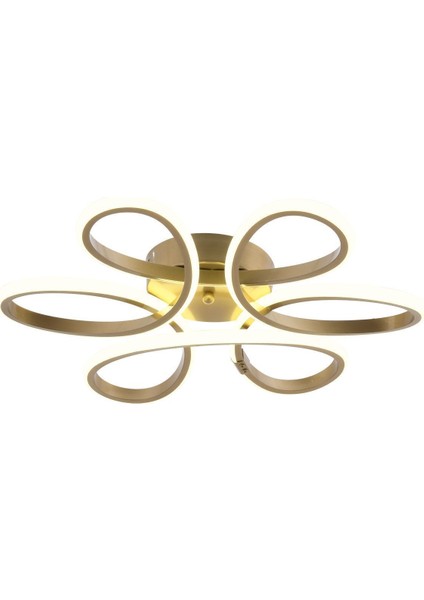 Tekno Trust Elvis Modern Eskitme Plafonyer Tavana Sıfır 3 Renk Işık Salon Mutfak Yatak Odası LED Avize