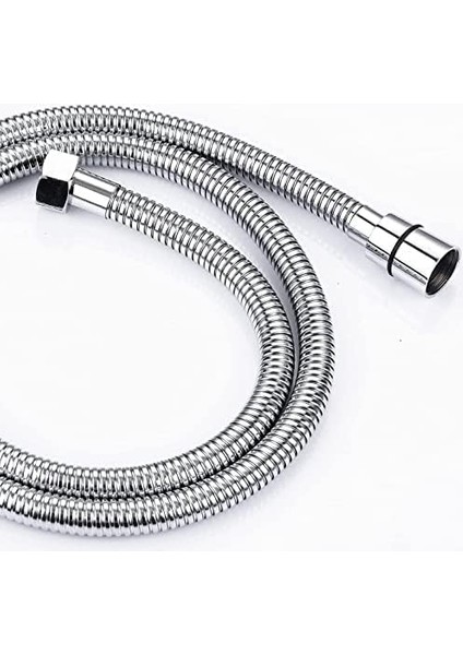 Home Krom Kaplamalı Ip Örgülü Paslanmaz Duş Hortumu 150 cm
