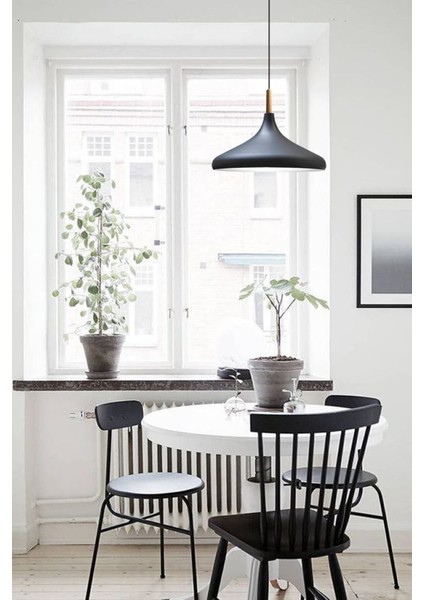 Siyah ve beyaz ahşap avize, modern ve şık salon, mutfak aydınlatması modelleri