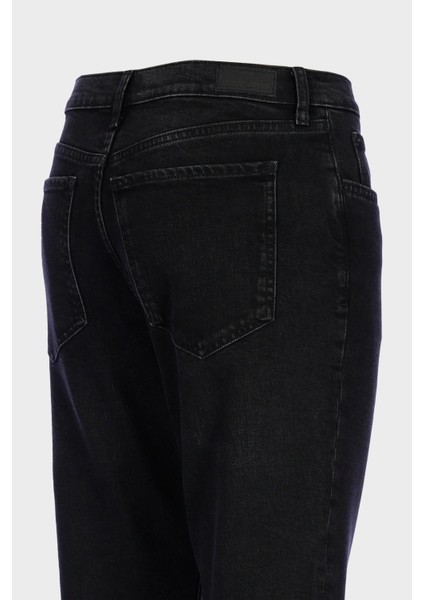 Sydney Büyük Beden Antrasit Normal Bel Patı Düğmeli Slim Straight Jean Pantolon C 4529-077 modelleri