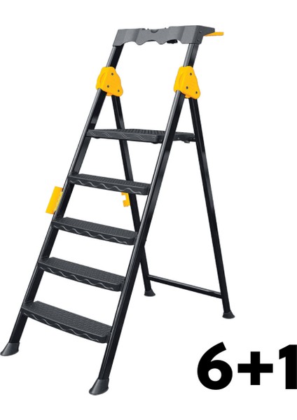 6+1 Basamaklı Metal Merdiven (Prostep)