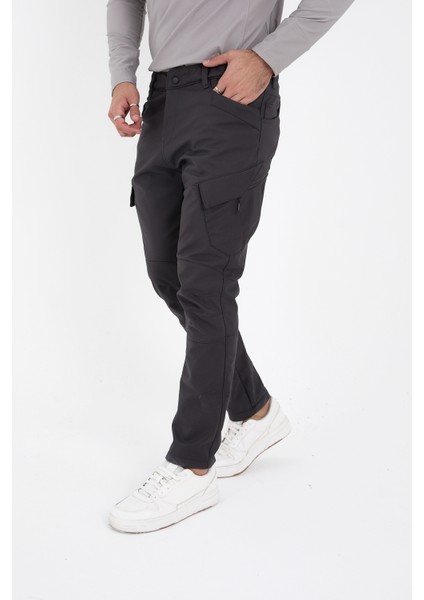 CAMP593 Outdoor Softshell Su Ve Rüzgara içi Polarlı Kışlık Erkek Taktik Pantolon fırsatları