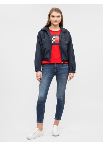 Organıc Cotton Prınt Logo Women's Sweatshırt