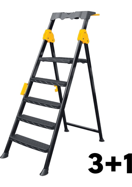 3+1 Basamaklı Metal Merdiven (Prostep)