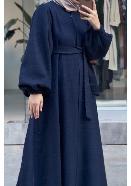 Şanel Kışlık Ferace - Lacivert modelleri