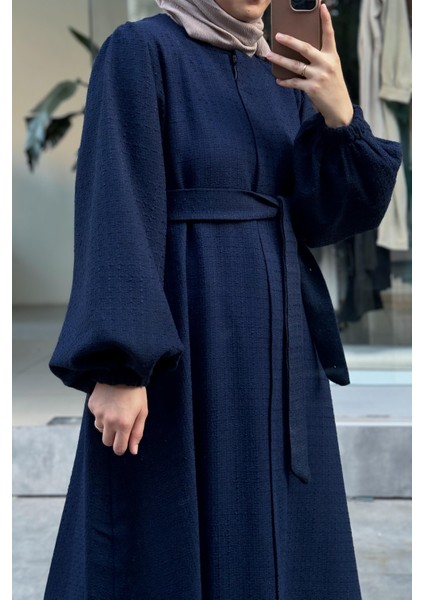 Şanel Kışlık Ferace - Lacivert fırsatları