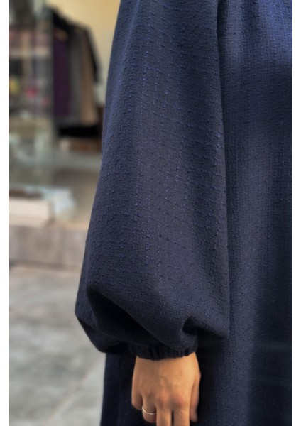 Şanel Kışlık Ferace - Lacivert indirimleri