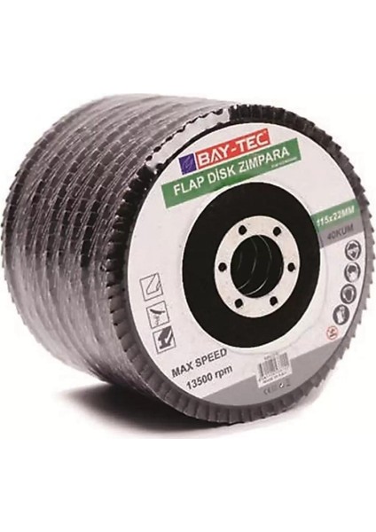 Flap Disk Zımpara 115 x 22MM 120 Kum