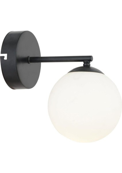 Şık siyah metal duvar lambası, yatak odası ve banyo için modern aydınlatma seçeneği modelleri