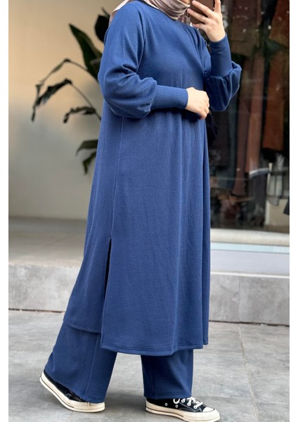 Triko Takım-İndigo mavi