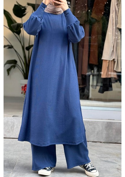 Triko Takım-İndigo mavi modelleri