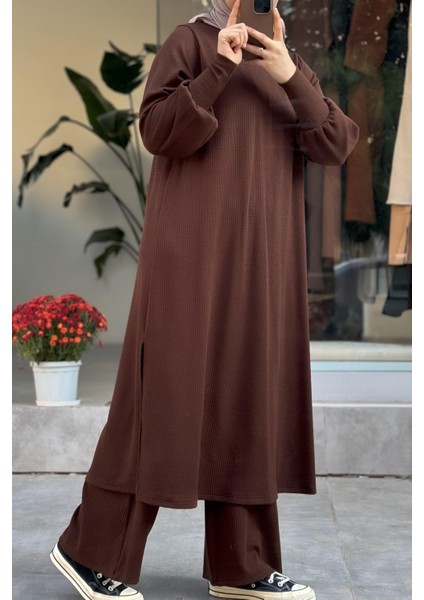 Triko Takım-Acı kahve modelleri