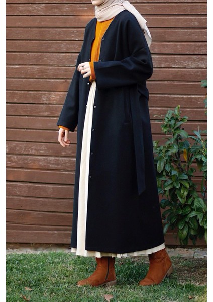 Kaşe Ceket - Siyah modelleri