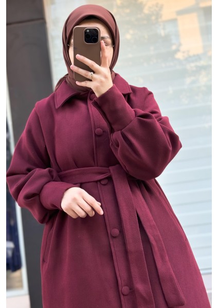 Kaşmir Kaban - Bordo