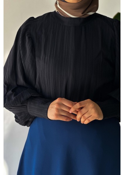 Bürümcük Gömlek-Siyah