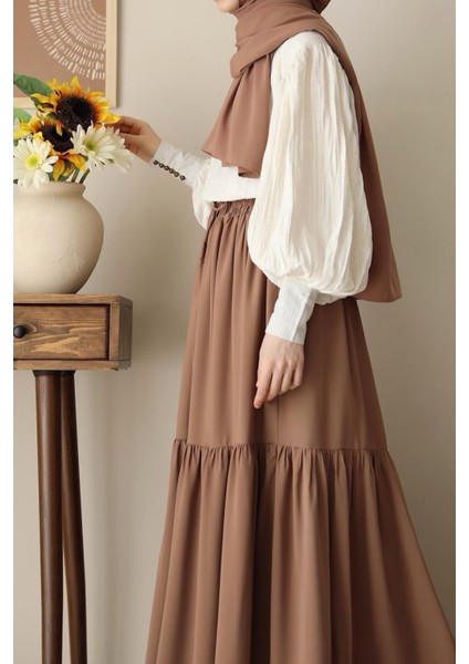 Bürümcük Gömlek-Bej